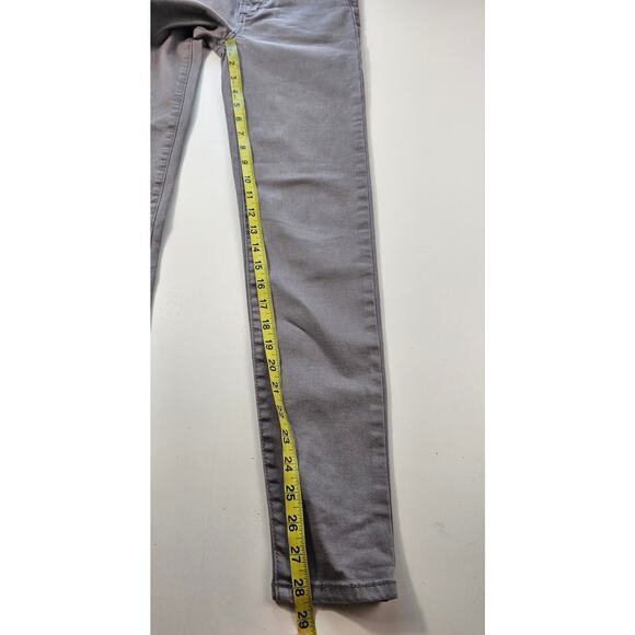 American eagle size 0 R grey hi rise skinny grey jeggings jeans juniors casual - Picture 3 of 8